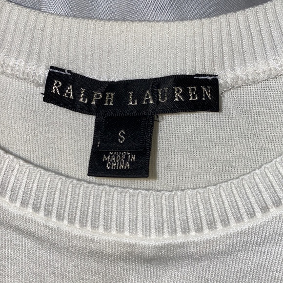 Ralph Lauren white tank top SMALL - Picture 1 of 2
